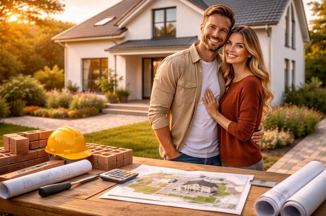 Massivhaus Geo-Domains für Bauunternehmen und Massivhausbauer Neumünster